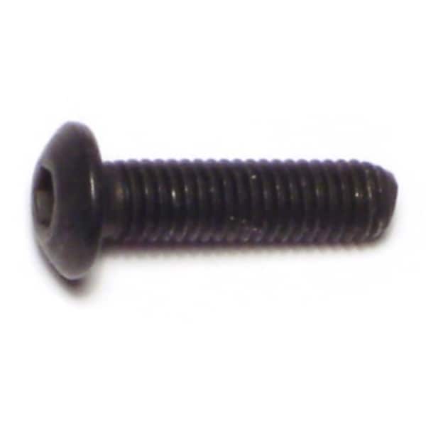Midwest Fastener #10-32 Socket Head Cap Screw, Button, Plain Steel, 3/4 in Length, 10 PK 72314 - main